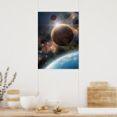 Poster Bienvenue dans l'espace (Cuisine)