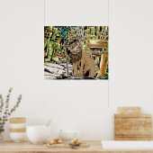 Poster Bienvenue Dans Ma Jungle (Cuisine)