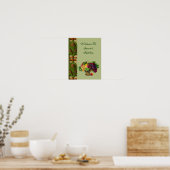 Poster Bienvenue Dans Mon Panier De Fruits De Cuisine Per (Cuisine)