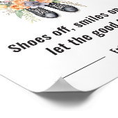 Poster Bienvenue dans notre endroit heureux (Coin)