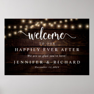 Poster Bienvenue dans notre Happy Ever After
