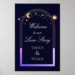 Poster Bienvenue Dans Notre Histoire D'amour Signe De Bie