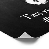 Poster Bienvenue de la collection Mariage Chalkboard & La (Coin)