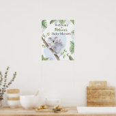 Poster Bienvenue de la Monstère verte de Koala Tropical (Cuisine)