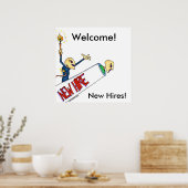 Poster Bienvenue !, de nouvelles embauches ! (Cuisine)