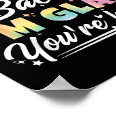 Poster Bienvenue de retour Je suis heureux que vous soyez (Coin)