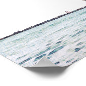 Poster Bienvenue de Watercolor Chicago Skyline Mariage (Coin)