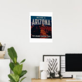 Poster bienvenue en arizona (Bureau à domicile)
