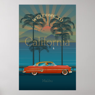 Poster Bienvenue en Californie