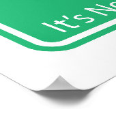 Poster Bienvenue en Illinois (Coin)