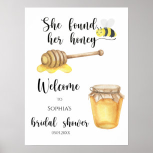 Poster Bienvenue - Enterrement de vie de jeune fille abei