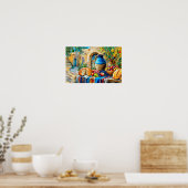 Poster Bienvenue et repos (Cuisine)