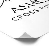 Poster Bienvenue Félicitations à la fin de l'année Une ph (Coin)