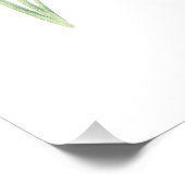 Poster Bienvenue Fête de Mariage Ranunculus & Anemones Pe (Coin)