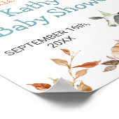 Poster Bienvenue Fleur Florale Tracteur Animal de Ferme C (Coin)