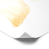 Poster Bienvenue Gold Bow Coquette Script Sweet 16 (Coin)