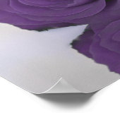 Poster Bienvenue ! Graphique alphabétique Rose d'Améthyst (Coin)