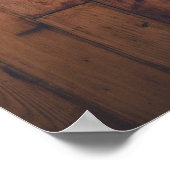 Poster Bienvenue Lumières de Chaîne en Bois Rustique pour (Coin)