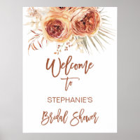 Bienvenue Mariage Bohème Terracotta Orange Brûlé F