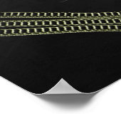 Poster Bienvenue Mariage LOVE Gothic Red Roses 24x36 Post (Coin)