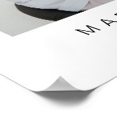 Poster Bienvenue mémorial de photo Boho BLAIR (Coin)