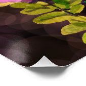 Poster Bienvenue ! peint avec des aquarelles (Coin)