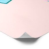 Poster Bienvenue Personnalisé Nom Anniversaire Fête Teacu (Coin)