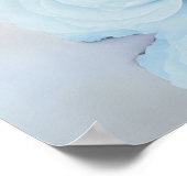 Poster Bienvenue ! Plan de table alphabétique Rose Bleu P (Coin)