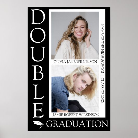 Poster Bienvenue pour la remise des diplômes en commun (Devant)