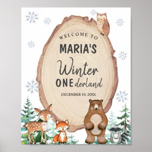 Poster Bienvenue pour l'anniversaire de Onederland en for