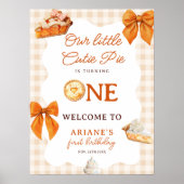 Poster Bienvenue pour le 1er anniversaire de Cutie Pie av (Devant)
