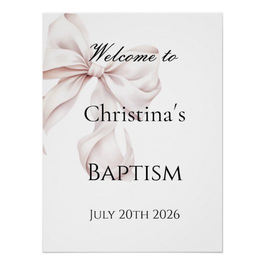 Poster Bienvenue pour signer (Devant)