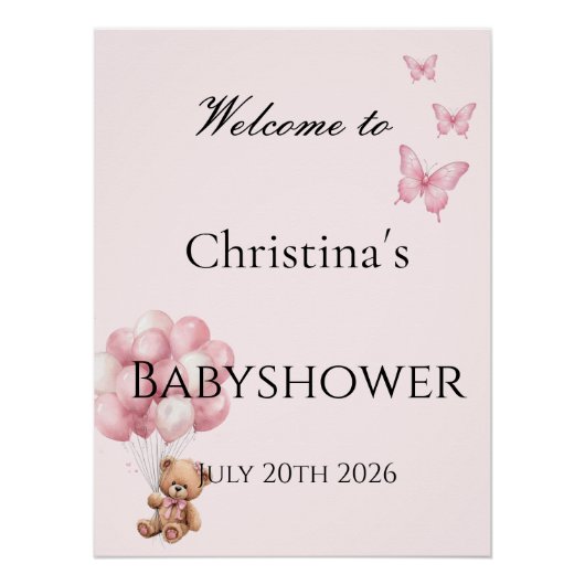Poster Bienvenue pour signer (Devant)