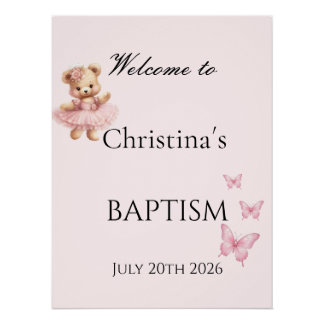 Poster Bienvenue pour signer