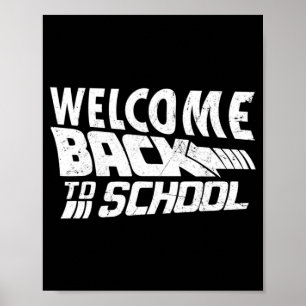 Poster Bienvenue Retour à l'école Premier jour enseignant