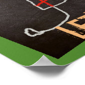 Poster Bienvenue Retour À L'École Professeur Ajouter Nom (Coin)