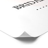 Poster Bienvenue Signe de Citrons Roses Fête de Mariée au (Coin)