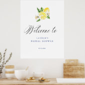 Poster Bienvenue sous la douche méditerranéenne au citron (Cuisine)