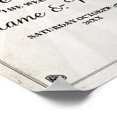 Poster Bienvenue Sugar Skulls Panneau de Halloween Mariag (Coin)