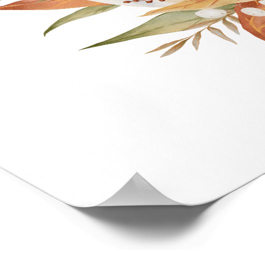 Poster Bienvenue sur l'affiche de la Baby Shower de Petit (Coin)