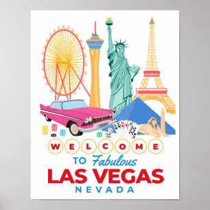 Poster Bienvenue sur l'affiche de Las Vegas Fabuleuse