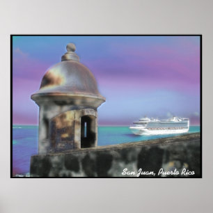 Poster Bienvenue sur l'affiche de San Juan