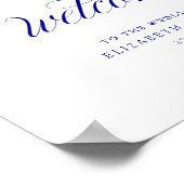 Poster Bienvenue sur le panneau mariage (Coin)