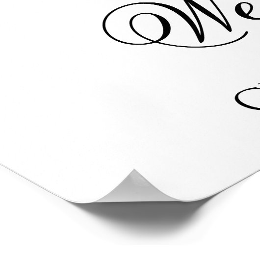 Poster Bienvenue sur notre panneau de signalisation de ma (Coin)