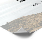 Poster Bienvenue sur une photo décolorée de mariage en ca (Coin)