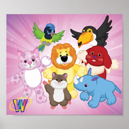 Poster Bienvenue sur Webkinz ! (Devant)