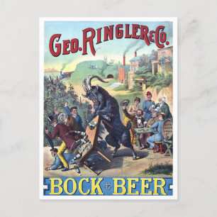 Poster  bier briefkaart