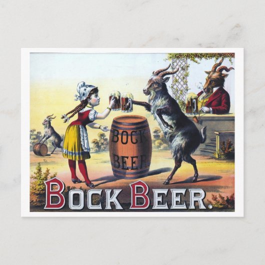 Poster  bier briefkaart (Voorkant)