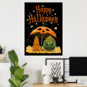 Poster Bière Boire Bière Happy Halloween (Bureau à domicile)