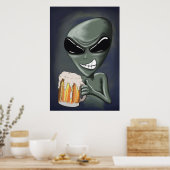 Poster Bière C'est ce que nous buvons II Imprimer (Cuisine)